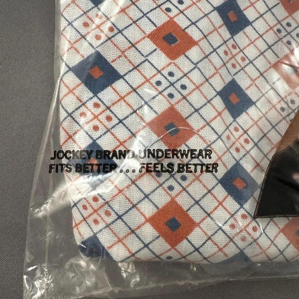 Vintage 70s Jockey Suprel Boxer Short 40 Polyester Cotton 2 Pack Retro Geometric